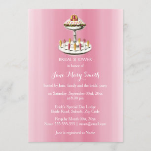 Convites Bolos de chá de alta qualidade à moda antiga