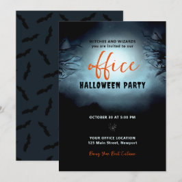 Convites Bolsa Corporativa do Halloween Office Party