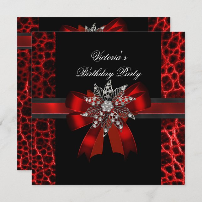 Convites Bolsa mensageifesta de aniversario elegante Arco v (Frente/Verso)