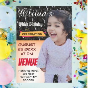 Convites Bolsa mensageifesta de aniversario elegante modern