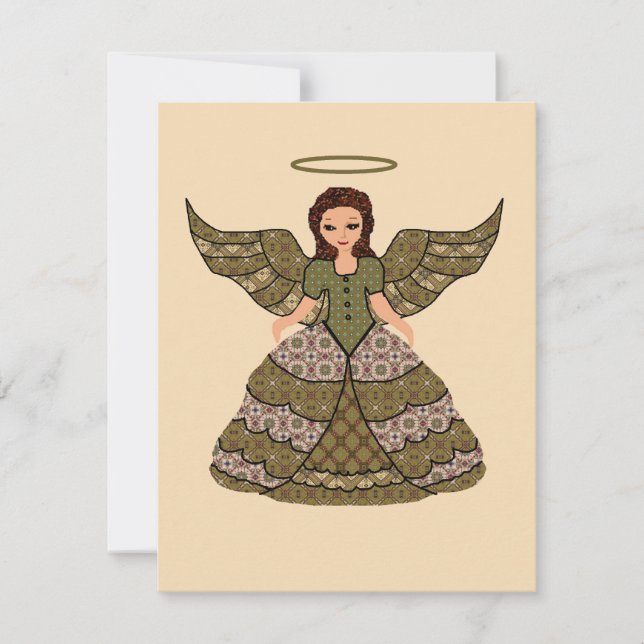 Convites Bom Anjo de Patches (Frente)