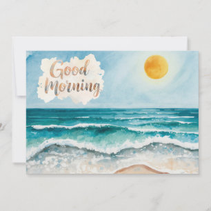 Convites Bom Dia Vida na Praia