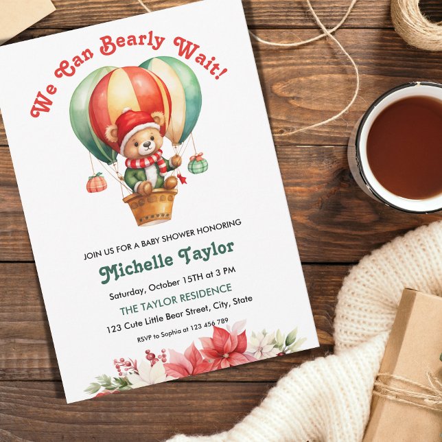 Convites Bom Natal Podemos Banhar Chá De Esperança (Criador carregado)