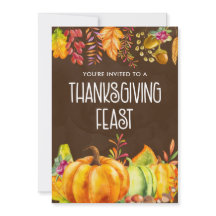 Bombas e Banquete de Ação de Graças saem do outono