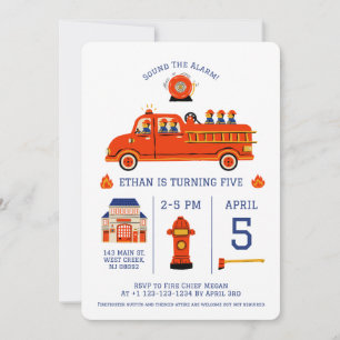 Convites Bombeiro