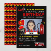 Bombeiro Themed Escape Room, Festa de aniversário