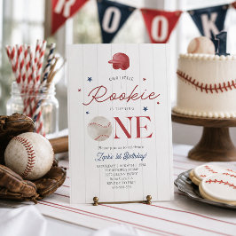 Convites Boné de beisebol iniciante Meninos 1º aniversário