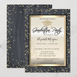 Convites Boné de formatura Legal, Graduação de Diamantes