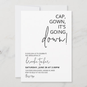 Convites Boné de palhaço, está caindo na Festa de formatura