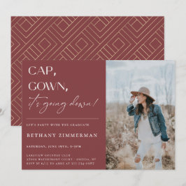 Convites Boné de palhaço que está caindo na Festa de format