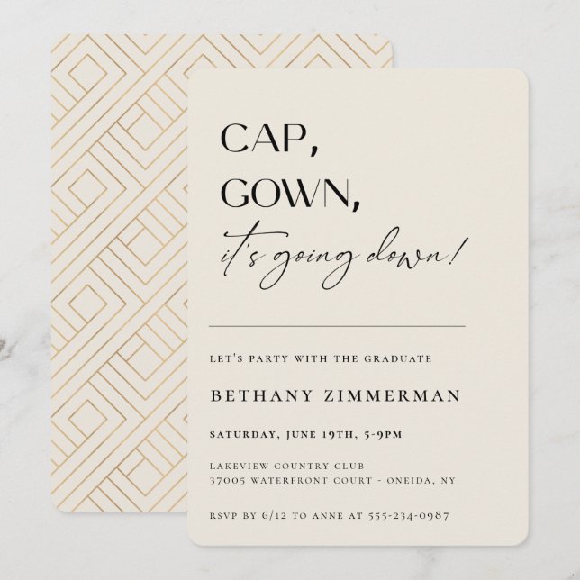 Convites Boné de palhaço que está caindo na Festa de format (Frente/Verso)