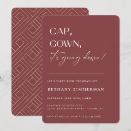 Convites Boné de palhaço que está caindo na Festa de format