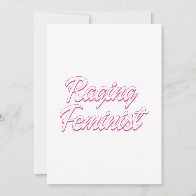 Convites Boneca Feminista Enfurecida (Frente)