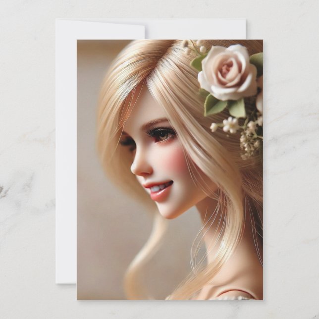 Convites "Bonecas Encantadas: Guardiãs de Sonhos e Memórias (Frente)