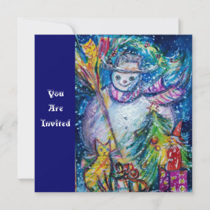 Convites BONECo com brinquedos, Festa de Natal