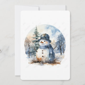 Convites Boneco de neve