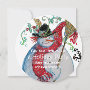 CONVITES BONECO DE NEVE BÊBEDO COM FESTA NATALÍCIA DO