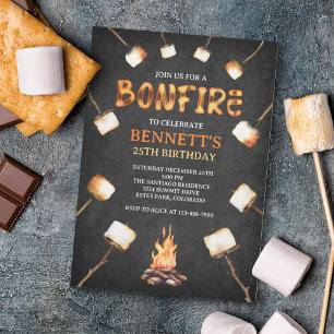 Convites Bonfire Birthday
