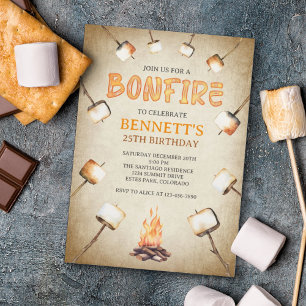 Convites Bonfire Birthday