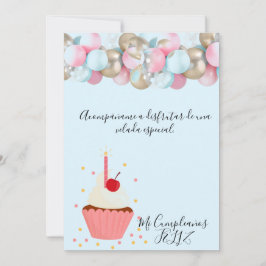 Convites bonita Invitation de festejo