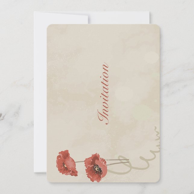 Convites Bonita rosa (Frente)