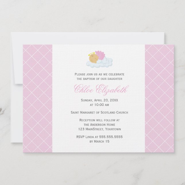 Convites Bonitinha Batismo (Frente)