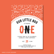 Bonitinho Boo Primeiro Aniversário do Primeiro Ani