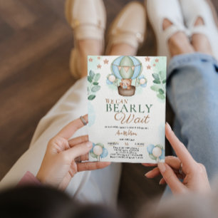 Convites bonitinho podemos esperar chá de fraldas