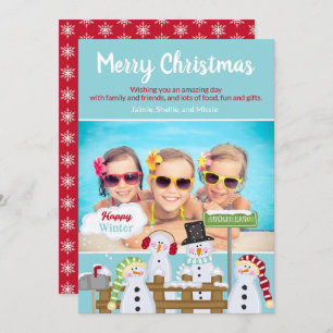 Convites Bonito bonitão de Natal de Crianças a Crianças