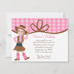 Convites Bonito Cowgirl!