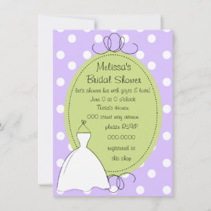 Convites Bonito desenho do vestido