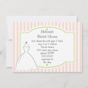 Convites Bonito desenho do vestido