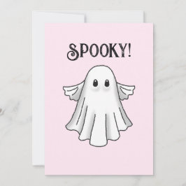 Convites Bonito e Assustador Feliz Halloween