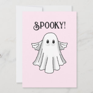 Convites Bonito e Assustador Feliz Halloween