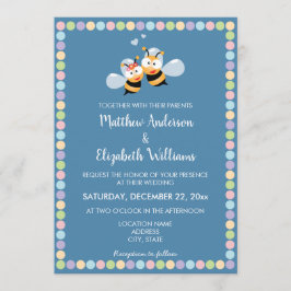 Convites Bonito e Colorido Que Quer Ser Casado