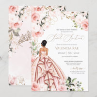 Bonito em Rosas de palhaço cor-de-rosa Doce 16 Ani