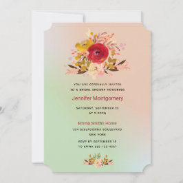 Convites Bonito Floral Wildflower Chá de panela Invite