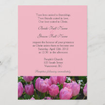 Bonito primavera pink tulipas flores do casamento