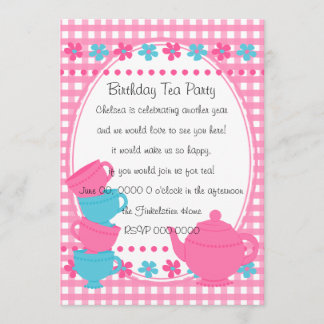 Convites Bonito Tea Party