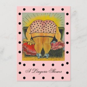 Convites bonitos das bolinhas do chá de panela da