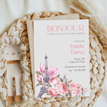 Bonjour Bebe | Chá de fraldas francês floral