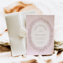 Convites Bonjour Bebe French Patisseriserie Chá de fraldas 