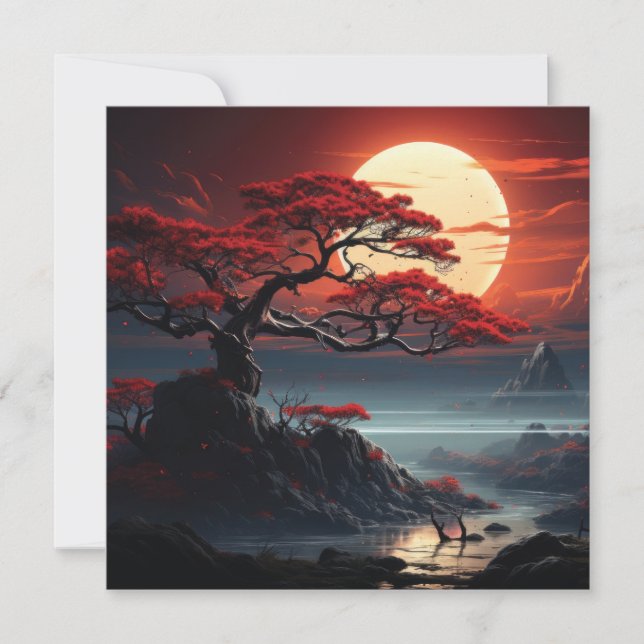 Convites Bonsai Tree (Frente)