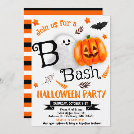 Convites Boo! Abóbora-fantasma, abóbora-fantasma