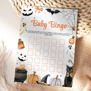 Convites Boo Cute Ghost Halloween Party Baby Bingo Games