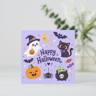 Convites boo halloween