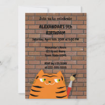 Booo O Gato, Aniversário de criança De Tigre De Ca