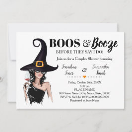 Convites Boos e bebidas antes que eu faça chá casal
