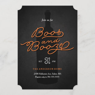 Convites Boos e Booze
