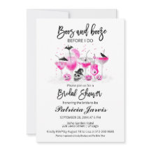 Boos E Booze Antes De Eu Fazer Chá de panela De Ha